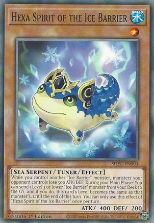 Hexa Spirit of the Ice Barrier (SDFC-EN004) - Structure Deck: Freezing Chains 1st Edition Structure Deck: Freezing Chains Yugioh Single  Squirtle Squad Card Shop.