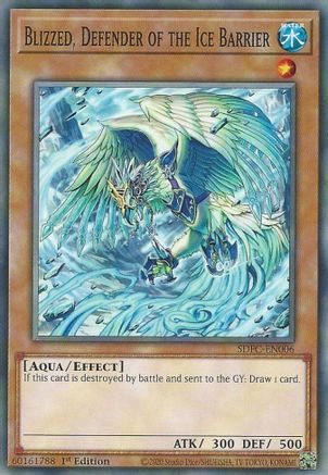 Blizzed, Defender of the Ice Barrier (SDFC-EN006) - Structure Deck: Freezing Chains 1st Edition Structure Deck: Freezing Chains Yugioh Single  Squirtle Squad Card Shop.