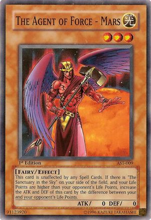 The Agent of Force - Mars (AST-009) - Ancient Sanctuary 1st Edition Ancient Sanctuary Yugioh Single  Squirtle Squad Card Shop.