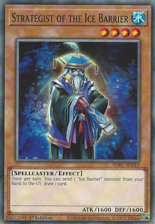 Strategist of the Ice Barrier (SDFC-EN012) - Structure Deck: Freezing Chains 1st Edition Structure Deck: Freezing Chains Yugioh Single  Squirtle Squad Card Shop.