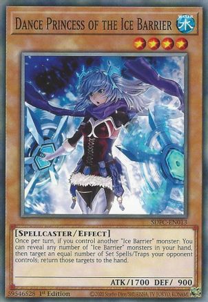 Dance Princess of the Ice Barrier (SDFC-EN013) - Structure Deck: Freezing Chains 1st Edition Structure Deck: Freezing Chains Yugioh Single  Squirtle Squad Card Shop.