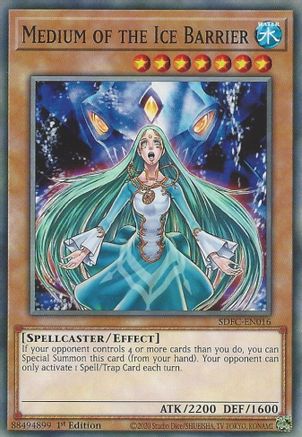 Medium of the Ice Barrier (SDFC-EN016) - Structure Deck: Freezing Chains 1st Edition Structure Deck: Freezing Chains Yugioh Single  Squirtle Squad Card Shop.