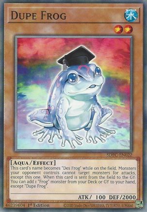 Dupe Frog (SDFC-EN022) - Structure Deck: Freezing Chains 1st Edition Structure Deck: Freezing Chains Yugioh Single  Squirtle Squad Card Shop.