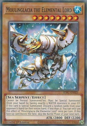 Moulinglacia the Elemental Lord (SDFC-EN025) - Structure Deck: Freezing Chains 1st Edition Structure Deck: Freezing Chains Yugioh Single  Squirtle Squad Card Shop.