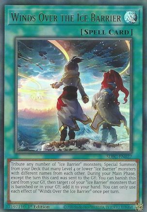 Winds Over the Ice Barrier (SDFC-EN027) - Structure Deck: Freezing Chains 1st Edition Structure Deck: Freezing Chains Yugioh Single  Squirtle Squad Card Shop.