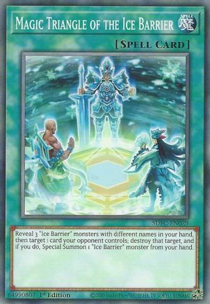 Magic Triangle of the Ice Barrier (SDFC-EN029) - Structure Deck: Freezing Chains 1st Edition Structure Deck: Freezing Chains Yugioh Single  Squirtle Squad Card Shop.