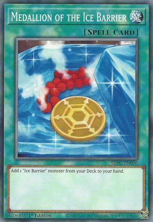 Medallion of the Ice Barrier (SDFC-EN030) - Structure Deck: Freezing Chains 1st Edition Structure Deck: Freezing Chains Yugioh Single  Squirtle Squad Card Shop.