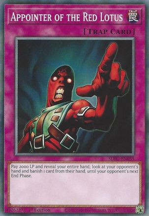 Appointer of the Red Lotus (SDFC-EN035) - Structure Deck: Freezing Chains 1st Edition Structure Deck: Freezing Chains Yugioh Single  Squirtle Squad Card Shop.