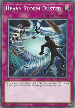 Heavy Storm Duster (SDFC-EN039) - Structure Deck: Freezing Chains 1st Edition Structure Deck: Freezing Chains Yugioh Single  Squirtle Squad Card Shop.