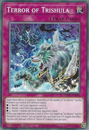 Terror of Trishula (SDFC-EN046) - Structure Deck: Freezing Chains 1st Edition Structure Deck: Freezing Chains Yugioh Single  Squirtle Squad Card Shop.