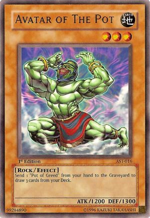 Avatar of the Pot (AST-016) - Ancient Sanctuary 1st Edition Ancient Sanctuary Yugioh Single  Squirtle Squad Card Shop.