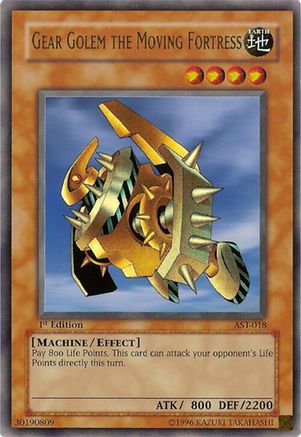 Gear Golem the Moving Fortress (AST-018) - Ancient Sanctuary Unlimited Ancient Sanctuary Yugioh Single  Squirtle Squad Card Shop.