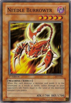 Needle Burrower (AST-020) - Ancient Sanctuary 1st Edition Ancient Sanctuary Yugioh Single  Squirtle Squad Card Shop.