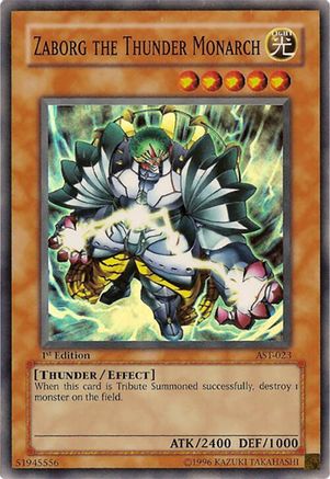 Zaborg the Thunder Monarch (AST-023) - Ancient Sanctuary Unlimited Ancient Sanctuary Yugioh Single  Squirtle Squad Card Shop.