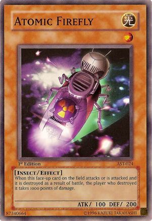 Atomic Firefly (AST-024) - Ancient Sanctuary 1st Edition Ancient Sanctuary Yugioh Single  Squirtle Squad Card Shop.