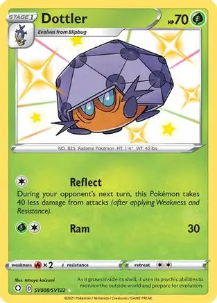 Dottler SV008  - Holofoil Shining Fates Shiny Vault - Shiny Holo Rare