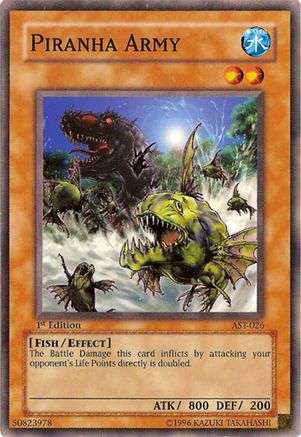 Piranha Army (AST-026) - Ancient Sanctuary Unlimited Ancient Sanctuary Yugioh Single  Squirtle Squad Card Shop.