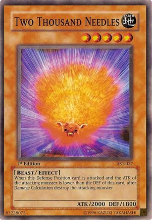 Two Thousand Needles (AST-027) - Ancient Sanctuary Unlimited Ancient Sanctuary Yugioh Single  Squirtle Squad Card Shop.