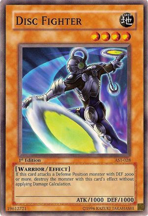 Disc Fighter (AST-028) - Ancient Sanctuary 1st Edition Ancient Sanctuary Yugioh Single  Squirtle Squad Card Shop.
