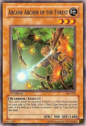 Arcane Archer of the Forest (AST-029) - Ancient Sanctuary Unlimited Ancient Sanctuary Yugioh Single  Squirtle Squad Card Shop.