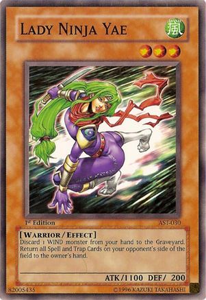 Lady Ninja Yae (AST-030) - Ancient Sanctuary Unlimited Ancient Sanctuary Yugioh Single  Squirtle Squad Card Shop.