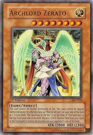 Archlord Zerato (AST-034) - Ancient Sanctuary Unlimited Ancient Sanctuary Yugioh Single  Squirtle Squad Card Shop.