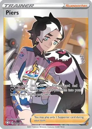 Piers (Full Art) 069  - Holofoil Shining Fates - Ultra Rare Shining Fates Pokemon Single  Squirtle Squad Card Shop.