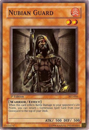 Nubian Guard (AST-066) - Ancient Sanctuary 1st Edition Ancient Sanctuary Yugioh Single  Squirtle Squad Card Shop.