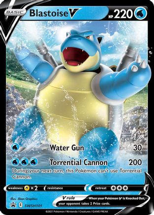 Blastoise V SWSH101 Holo Promo – Pokémon