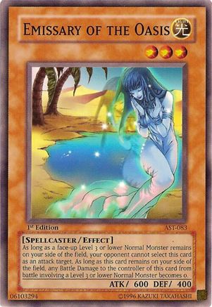 Emissary of the Oasis (AST-083) - Ancient Sanctuary Unlimited Ancient Sanctuary Yugioh Single  Squirtle Squad Card Shop.