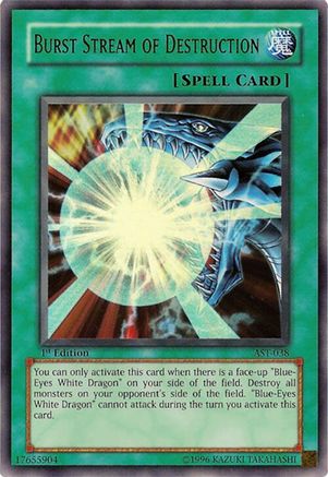 Burst Stream of Destruction (AST-038) - Ancient Sanctuary 1st Edition Ancient Sanctuary Yugioh Single  Squirtle Squad Card Shop.