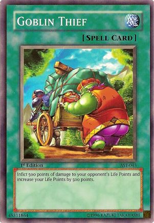Goblin Thief (AST-045) - Ancient Sanctuary 1st Edition Ancient Sanctuary Yugioh Single  Squirtle Squad Card Shop.