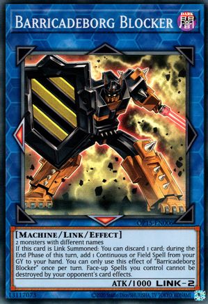 Barricadeborg Blocker (OP15-EN006) - OTS Tournament Pack 15 Unlimited OTS Tournament Pack 15 Yugioh Single  Squirtle Squad Card Shop.