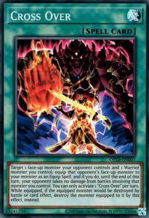 Cross Over (OP15-EN007) - OTS Tournament Pack 15 Unlimited OTS Tournament Pack 15 Yugioh Single  Squirtle Squad Card Shop.
