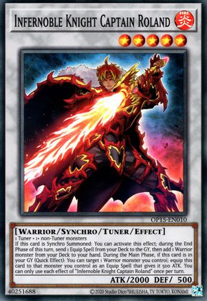 Infernoble Knight Captain Roland (OP15-EN010) - OTS Tournament Pack 15 Unlimited OTS Tournament Pack 15 Yugioh Single  Squirtle Squad Card Shop.