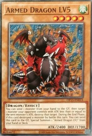 Armed Dragon LV5 (OP15-EN015) - OTS Tournament Pack 15 Unlimited OTS Tournament Pack 15 Yugioh Single  Squirtle Squad Card Shop.
