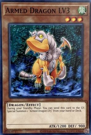 Armed Dragon LV3 (OP15-EN016) - OTS Tournament Pack 15 Unlimited OTS Tournament Pack 15 Yugioh Single  Squirtle Squad Card Shop.
