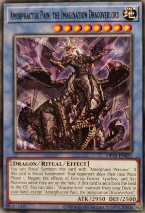 Amorphactor Pain, the Imagination Dracoverlord (OP15-EN021) - OTS Tournament Pack 15 Unlimited OTS Tournament Pack 15 Yugioh Single  Squirtle Squad Card Shop.