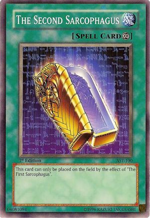 The Second Sarcophagus (AST-100) - Ancient Sanctuary 1st Edition Ancient Sanctuary Yugioh Single  Squirtle Squad Card Shop.
