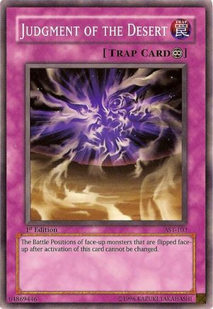 Judgment of the Desert (AST-103) - Ancient Sanctuary 1st Edition Ancient Sanctuary Yugioh Single  Squirtle Squad Card Shop.