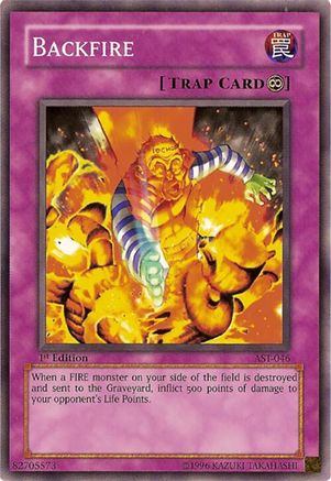 Backfire (AST-046) - Ancient Sanctuary Unlimited Ancient Sanctuary Yugioh Single  Squirtle Squad Card Shop.