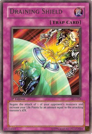 Draining Shield (AST-054) - Ancient Sanctuary 1st Edition Ancient Sanctuary Yugioh Single  Squirtle Squad Card Shop.