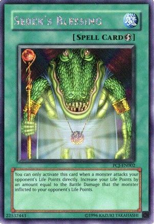 Sebek's Blessing (PCJ-EN002) - Power of Chaos: Joey the Passion Limited Power of Chaos: Joey the Passion Yugioh Single  Squirtle Squad Card Shop.