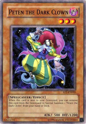 Peten the Dark Clown (EP1-EN005) - Yu-Gi-Oh! Movie Exclusive Pack Limited Yu-Gi-Oh! Movie Exclusive Pack Yugioh Single  Squirtle Squad Card Shop.