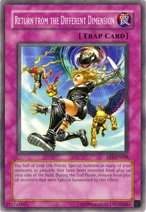 Return from the Different Dimension (EP1-EN008) - Yu-Gi-Oh! Movie Exclusive Pack Limited Yu-Gi-Oh! Movie Exclusive Pack Yugioh Single  Squirtle Squad Card Shop.