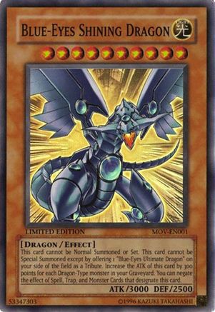 Blue-Eyes Shining Dragon (MOV-EN001) - Yu-Gi-Oh! The Movie Promo Set Limited Yu-Gi-Oh! The Movie Promo Set Yugioh Single  Squirtle Squad Card Shop.