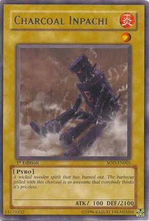 Charcoal Inpachi (SOD-EN001) - Soul of the Duelist 1st Edition Soul of the Duelist Yugioh Single  Squirtle Squad Card Shop.