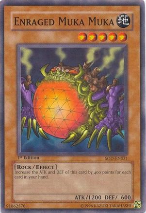 Enraged Muka Muka (SOD-EN031) - Soul of the Duelist 1st Edition Soul of the Duelist Yugioh Single  Squirtle Squad Card Shop.