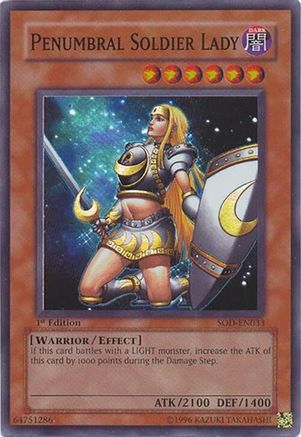 Penumbral Soldier Lady (SOD-EN033) - Soul of the Duelist 1st Edition Soul of the Duelist Yugioh Single  Squirtle Squad Card Shop.
