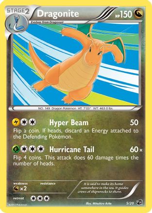 Pokémon TCG – Dragonite 5/20 – Dragon Vault – Holo Rare